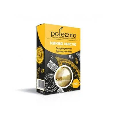 POLEZZNO Какао масло нерафинированное