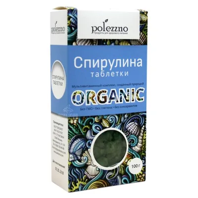 POLEZZNO Спирулина в таблетках