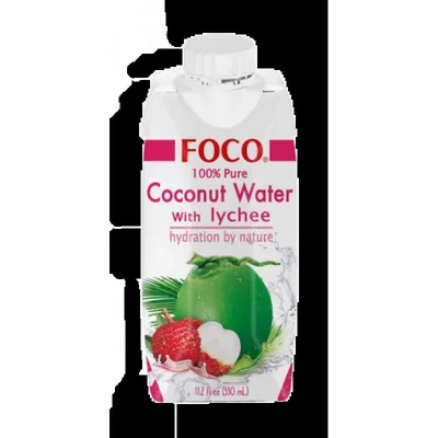 ЭП Вода кокосовая с соком личи FOCO