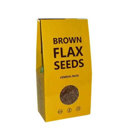 Компас здоровья Семена Льна "Brown Flax Seeds"