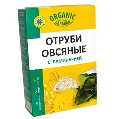 Компас здоровья Отруби С ЛАМИНАРИЕЙ овсяные
