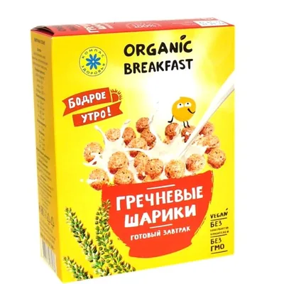 Компас здоровья Готовый завтрак ГРЕЧНЕВЫЕ ШАРИКИ