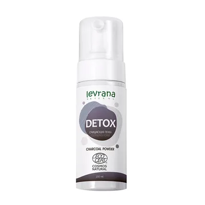 ЛЕВРАНА Пенка для умывания DETOX с сажей дуба