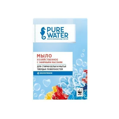 Мыло хозяйственное Pure Water с эфирными маслами