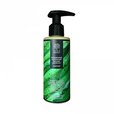 NANO ORGANIC Бальзам Альгинатный несмываемый для волос защитный