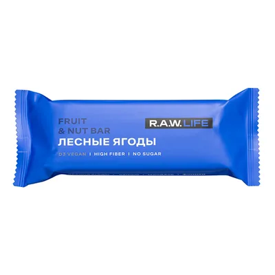 R.A.W. Орехово-Фруктовый батончик Лесные ягоды