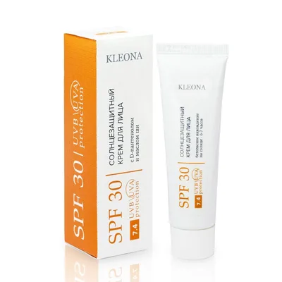 Клеона 7.4 Крем солнцезащитный для лица SPF 30
