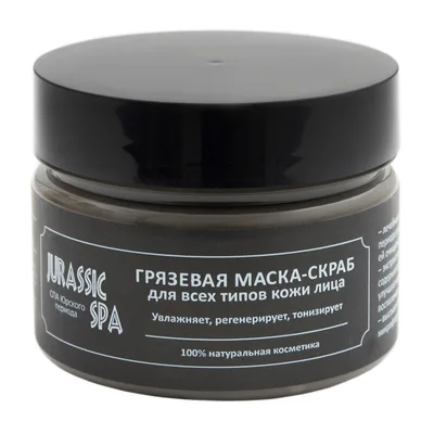 JURASSIC SPA Маска-скраб увлажняющая для всех типов кожи лица
