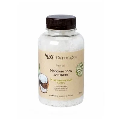 Organic Zone Соль для ванн Индонезийский кокос