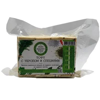 Тофу с укропом и специями Healthy Food