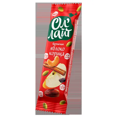 Ол лайт Батончик фруктово-ореховый Яблочный с корицей