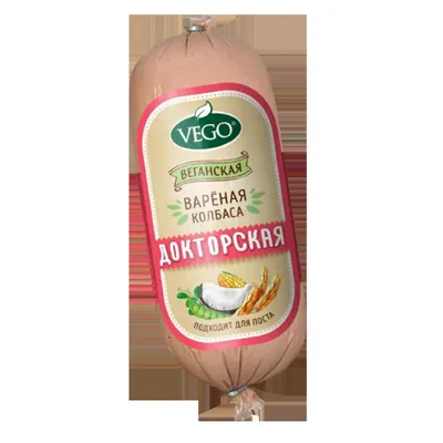 Продукт растительный "Колбаса вареная "Докторская веганская"