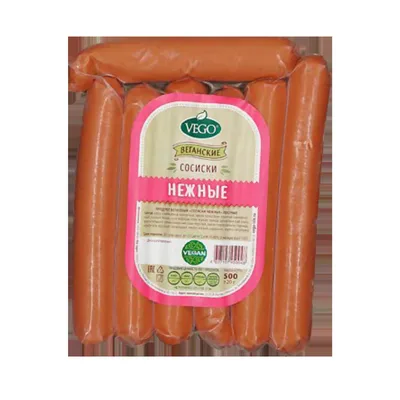 Продукт растительный "Сосиски нежные"