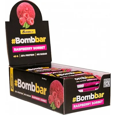 BOMBBAR Батончик глазированный 40 г Малиновый сорбет