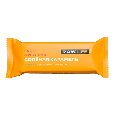 R.A.W. Орехово-Фруктовый батончик Соленая Карамель