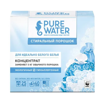 Стиральный порошок для белого белья Pure Water
