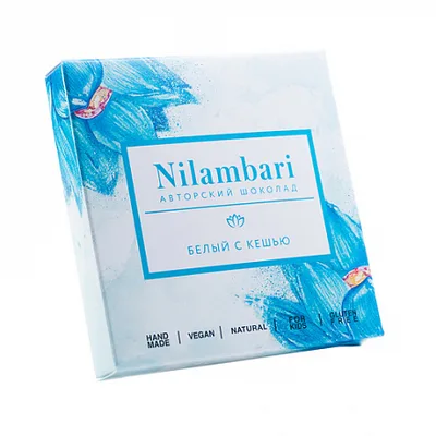 Nilambari Шоколад белый с кешью