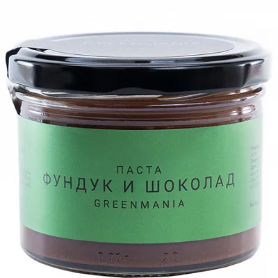 Nilambari Паста GreenMania ФУНДУК И ШОКОЛАД