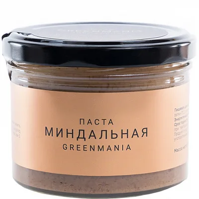 Nilambari Паста GreenMania МИНДАЛЬНАЯ