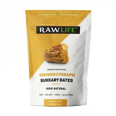 R.A.W. LIFE Финики Sukkary (Суккари)