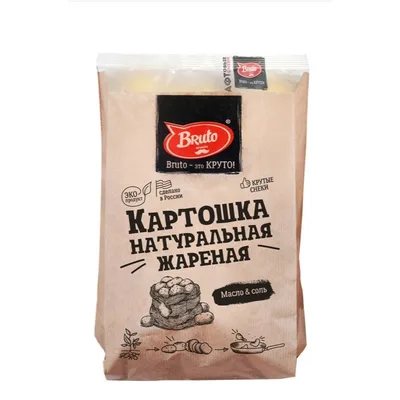 БРУТО КРАФТ Картошка соломка с солью