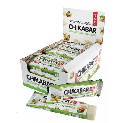 BOMBBAR CHIKALAB Батончик глазированный "Фисташковый крем"