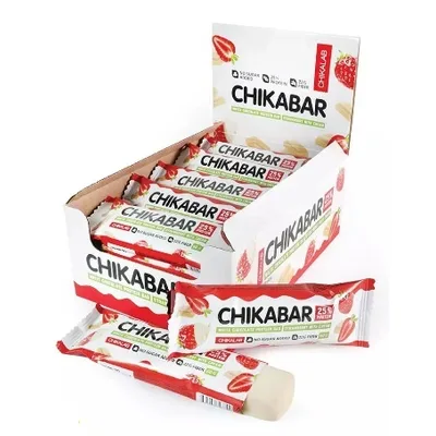 BOMBBAR CHIKALAB Батончик глазированный "Клубника со сливками"
