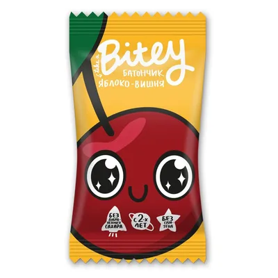 Bite Батончик Фруктово-ягодный Яблоко-Вишня