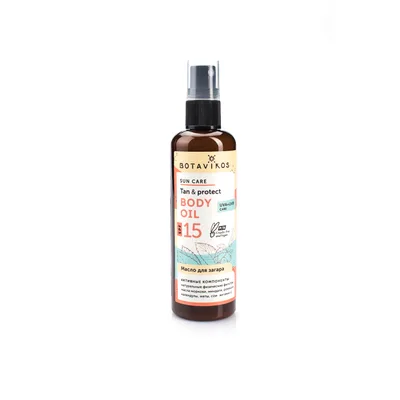 Масло для загара SPF15