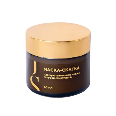 JS Маска-скатка для чувствительной кожи с голубой спирулиной