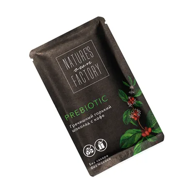 Nature`s own factory Шоколад Горький гречишный с кофе PREBIOTIC