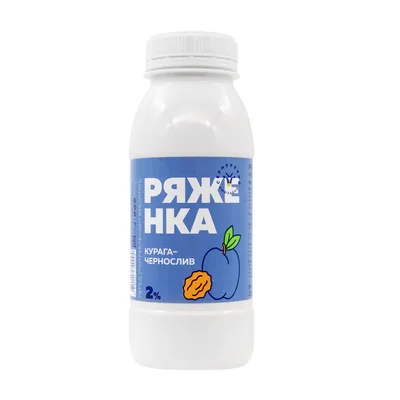 Ряженка м д ж 2% с наполнителем"Курага-чернослив",230г Сернурский сырзавод