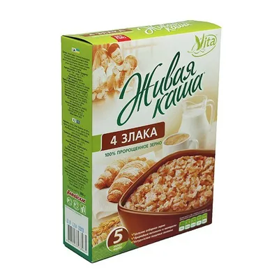 Vita Каша живая 4 злака 100% пророщенное зерно