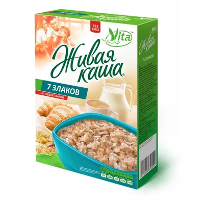 Vita Family 7 ЗЛАКОВ. Хлопья цельнозерновые с проростками.