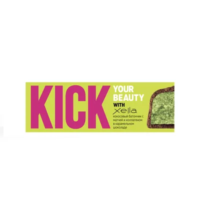 Батончик KICK кокосовый с матчей