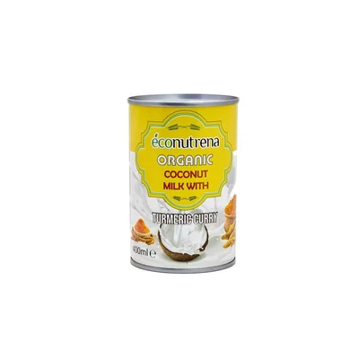 ECONUTRENA Молоко кокосовое с куркумой органическое