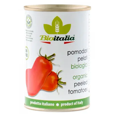 Bioitalia Томаты очищенные в томатном соке