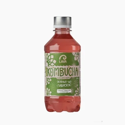 LAVA SUPERFOOD KOMBUCHA Зеленый чай, Гибискус ПЭТ