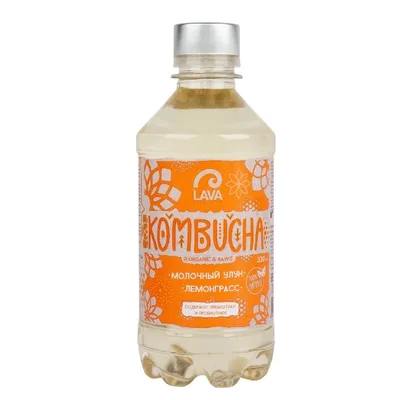 LAVA SUPERFOOD KOMBUCHA Молочный улун, Лемонграсс ПЭТ