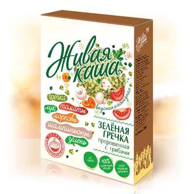 Vita Family Зеленая Гречка пророщенная с грибами