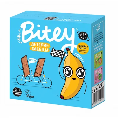 Bite Хлебцы хрустящие Кукурузно-рисовые "Банан-Тыква"