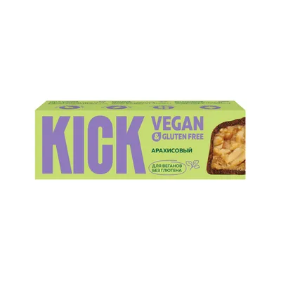 Батончик KICK с арахисом темный шоколад