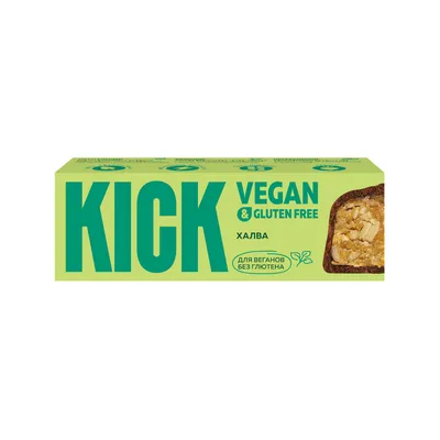 KICK Халва с корицей, семенами тыквы и кунжута темный шоколад