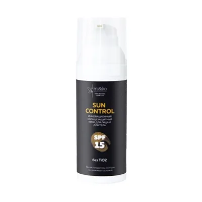 МиКо Инновационный солнцезащитный крем для лица и тела Sun Control SPF15