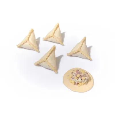 Треугольники с мясом молодого бычка 5 шт, Молодо Зелено