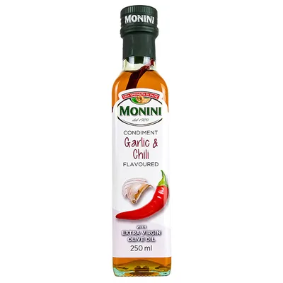 Monini Оливковое масло Extra Virgin с чесноком и перцем