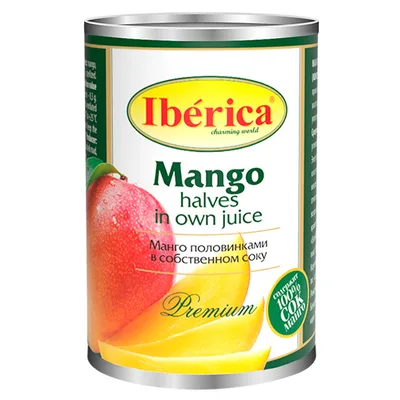 Iberica Манго половинками в собственном соку