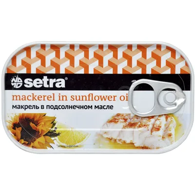 Филе макрели в подсолнечном масле SETRA