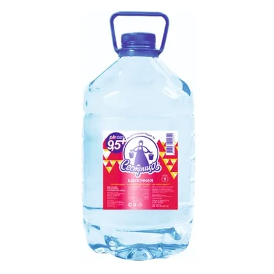 Питьевая вода "Сестрица-плюс" негаз ЩЕЛОЧНАЯ