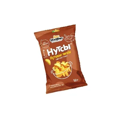 Дон Шелдон. Чипсы нутовые "Нутсы" со вкусом грибов и сметаны